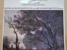 Schubert, Bridge - Arpeggione Sonata - Britten, Rostropovich - UK SXL NB 1W/3W