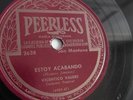 Vicentico Valdes - 78rpm single 10-inch – Peerless #2638 Estoy Acabando