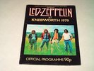 LED ZEPPELIN - KNEBWORTH 1979 - PROGRAMME 1979 ORIGINAL T178