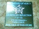 The Sisters Of Mercy Lucretia My Reflection rare 2 track vinyl 12