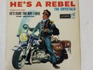 THE CRYSTALS, HE'S A REBEL, MONO, UK LONDON LP HAU 8120 1K/1K