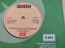 Queen - Irish Press 45 - Who wants to live forever