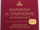 DG 18 807/808 - BEETHOVEN - Symphonies No 8 & 9 KARAJAN - Ex 2 LP Record Box Set