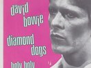 DAVID BOWIE french 7 single DIAMOND DOGS HOLY HOLY