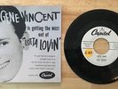 RARE SP GENE VINCENT LOTTA LOVIN WITH CARDBOARD INSERT WHITE LABEL