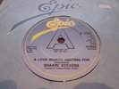 SHAKIN STEVENS. A LOVE WORTH WAITING FOR.EPIC A4291 DEMO EX
