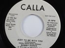 Crossover Soul 45 BOBBY DUKES Just To Be With You CALLA VG++ promo HEAR