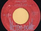 LITTLE JR JESSE & HIS TEAR-DROPS Funky Stuff 45 Metro-Dome TX chicano funk HEAR