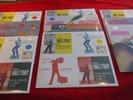 PACK de 11  maxi 45t de couleurs  Johnny Hallyday y compris le 25 cm.