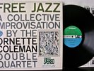 LP ORIGINAL US : ORNETTE COLEMAN DOUBLE QUARTET  - FREE JAZZ