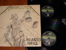 METALLICA AND JUSTICE FOR ALL 2x LP *RARE* GREEK 1st PRESS VINYL 1988 ORIGINAL