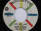 R&B Soul 45 SARAH VAUGHAN One Mint Julep ROULETTE HEAR