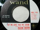 Maxine Brown Wand 1128 45 RPM record We Can Work It Out soul funk rhythm & blues