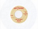 BABS TINO - My First Love/If Only For Tonight (Kapp Records, 1963) (Promo)