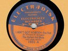 HOT JAZZ 78 : DAVE NELSON HARLEM HOT SHOTS ON ELECTRADISK 1931