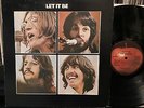 The BEATLES / LET IT BE 1970 orig Apple AR 34001 BellSound red VG+/VG+