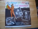 SHELLEY FABARES   THINGS WE DID LAST SUMMER   1962   33 1/3 RPM RECORD