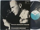YEHUDI MENUHIN KEMPE BPO BRAHMS VIOLIN CONCERTO ETERNA ED.1 STEREO 825111 NM