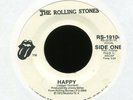 THE ROLLING STONES Happy on Rolling Stones Records Promo 45