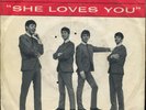 THE BEATLES She Loves You on Swan 45 With Picture Sleeve