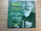 Tortelier & Engel Brahms Sonatas For Cello & Piano EX Vinyl LP Record ALP 1233