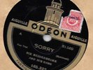 BIX BEIDERBECKE / Sorry - Since My Best Gal Turned Me Down / 78rpm ODEON 165.322