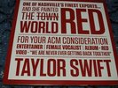 RARE Taylor Swift Red LP Colour Vinyl ACM AWARDS CAMPAIGN PROMO 2012