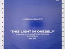 1968 PRIVATE PRESS Jiddu KRISHNAMURTI 