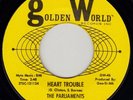 northern soul 45 THE PARLIAMENTS Heart Trouble GOLDEN WORLD mp3 VG+