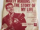 MARTY ROBBINS, THE STORY OF MY LIFE, 45 RECORD WITH PICTURE SLEEVE, 1957