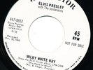 Elvis Presley PROMO 45 WHITE LABEL 447-0652 Milky White Way NM Jordanaires RCA