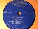 Cozy Eggleston - Cozy's Boogie / Heavy (Rare Instr. Blues 78 RPM) States