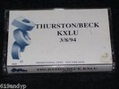 Beck / Thurston Moore, KXLU 3/8/94,  Promo Cassette Tape, Sonic Youth