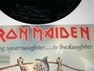 IRON MAIDEN 45 L.P BRING YOUR DAUGHTER TO THE SLAUGHTER W/ETCHED SIGNATURES