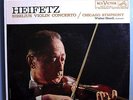 RCA LIVING STEREO SHADED DOG AUDIOPHILE LP: SIBELIUS HEIFETZ VIOLIN CONC 1S/1S