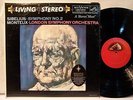 Sibelius Symphony No 2 MONTEUX LONDON SO  1959 RCA  LSC-2342 SD 5S/3S  EX