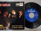 EP THE BEATLES Girl +3 Vinyl VG Cover + name written and shop sticker on rears
