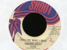 FREDDIE SCOTT You Got What I Need on Shout Soul Funk 45 Breaks Hear