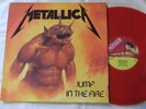 METALLICA jump in the fire... vinyl RED ...MFN CV12 KUT105 YEARS