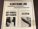 Led Zeppelin Dusty Springfield WLP In Store Promo LP Vinyl