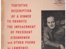 LAWRENCE FERLINGHETTI Tentative Description Of A Dinner Given To Promote... LP