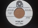 ETTA JONES   Nature Boy/Hi Lili Hi Ho.1963 Jazz mod popcorn 45. PRESTIGE. EX. DJ