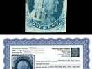 Scott 7 1851 1c Franklin Used VF 