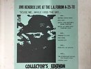 Jimi Hendrix 2LP Live At The L.A. Forum Very Rare Splatter Vinyl