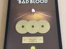 Bastille Gold Award - goldene Schallplatte Bad Blood - Pompeii - Things we lost