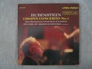 CHOPIN CONCERTO No.1   RUBINSTEIN  VINYL RECORD LP / SKROWACZEWSKI, Conductor