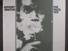 ANTHONY BRAXTON: Five Pieces 1975 LP (gatefold, textured cover, very sl cw)