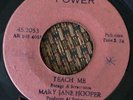 MARY JANE HOOPER - Teach Me / Ive Got Reasons - RARE FUNK SOUL 45 Guyana press