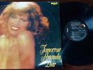 AMANDA LEAR Tomorrow Album 1978 BRAZIL 1st PRESS GOLD PROMO UNIQUE LAMINATED P/S