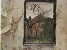 ROBERT PLANT HAND SIGNED LED ZEPPELIN IV VINYL LP .